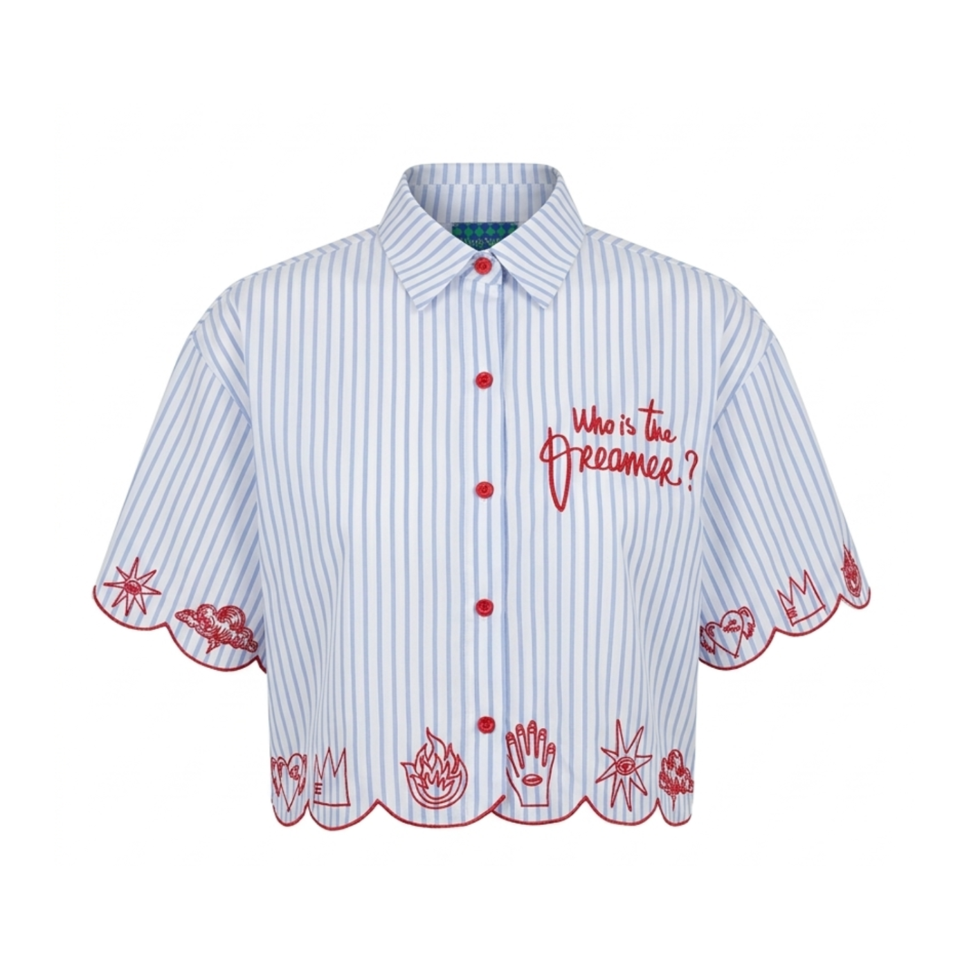 SWEET NOTHING CROP GÖMLEK / ÇİZGİLİ