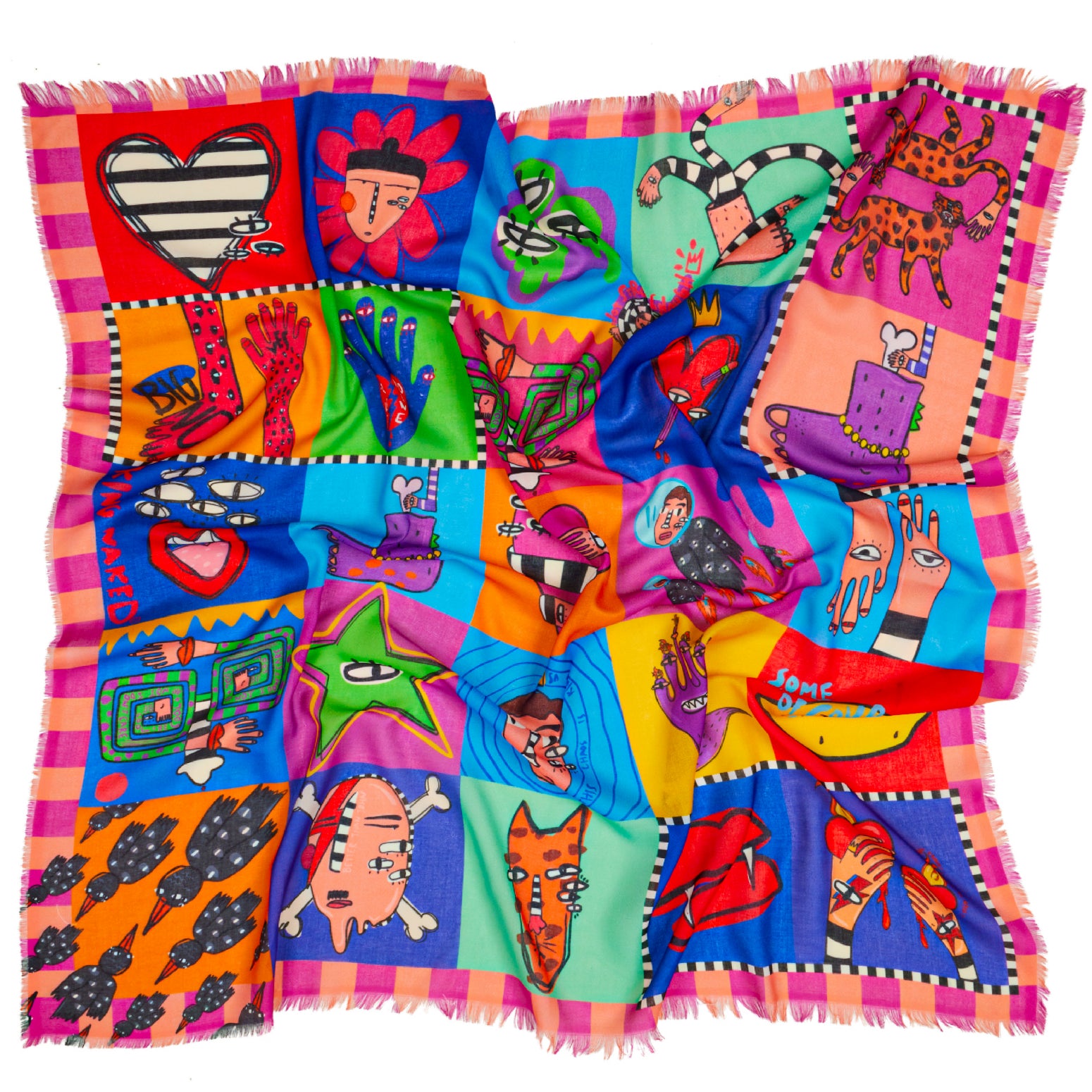 Sour Things Kare Şal