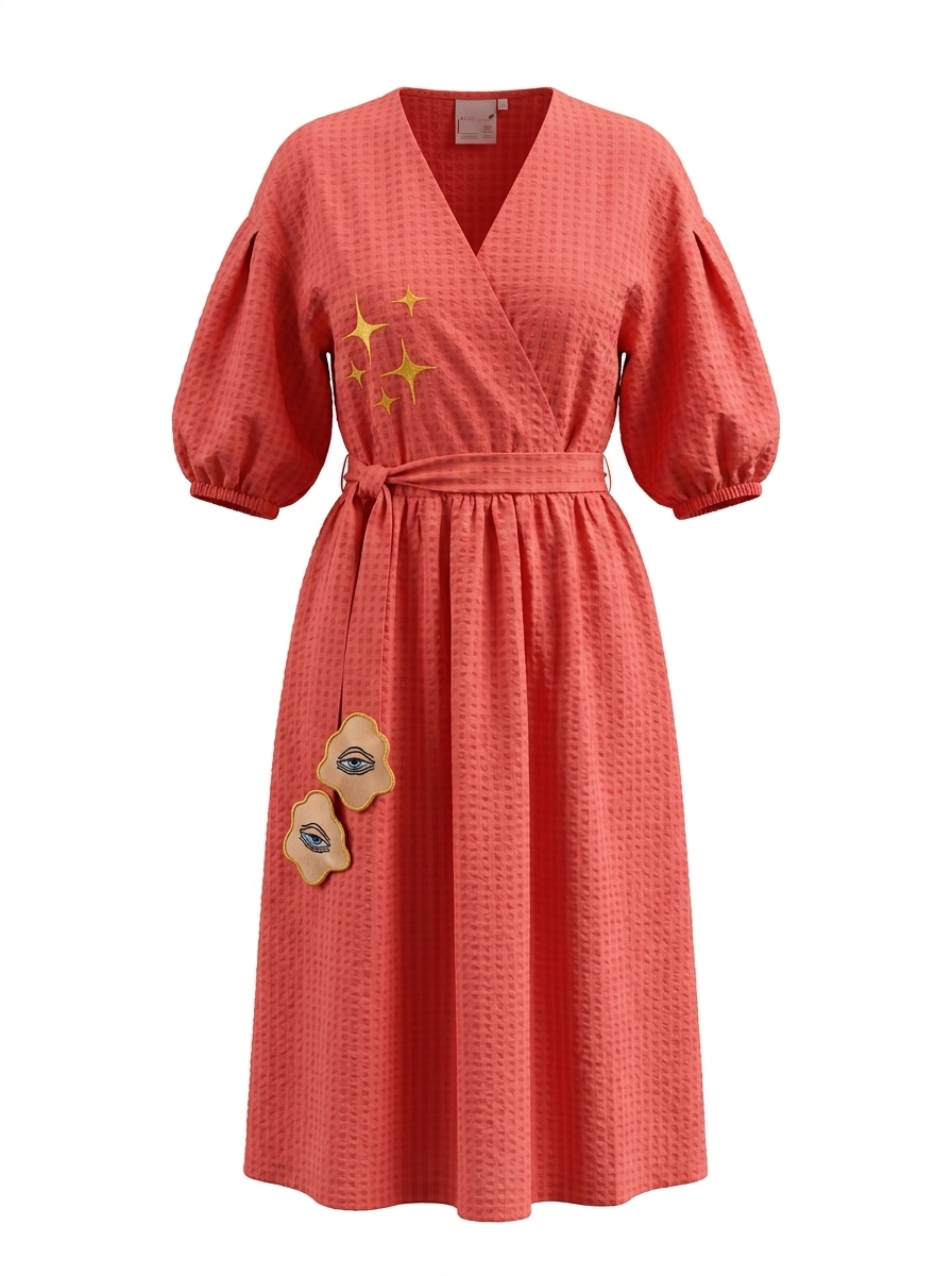 AWAY FROM REALITY ANVELOP ELBİSE / KIRMIZI