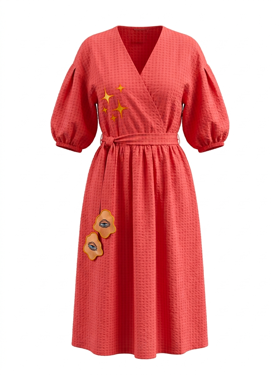 AWAY FROM REALITY ANVELOP ELBİSE / KIRMIZI