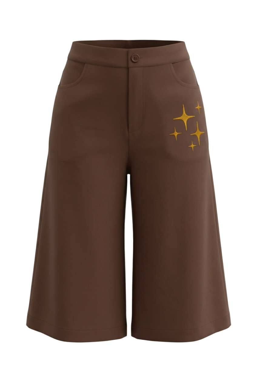 DREAMER KISA PANTOLON - KAHVE