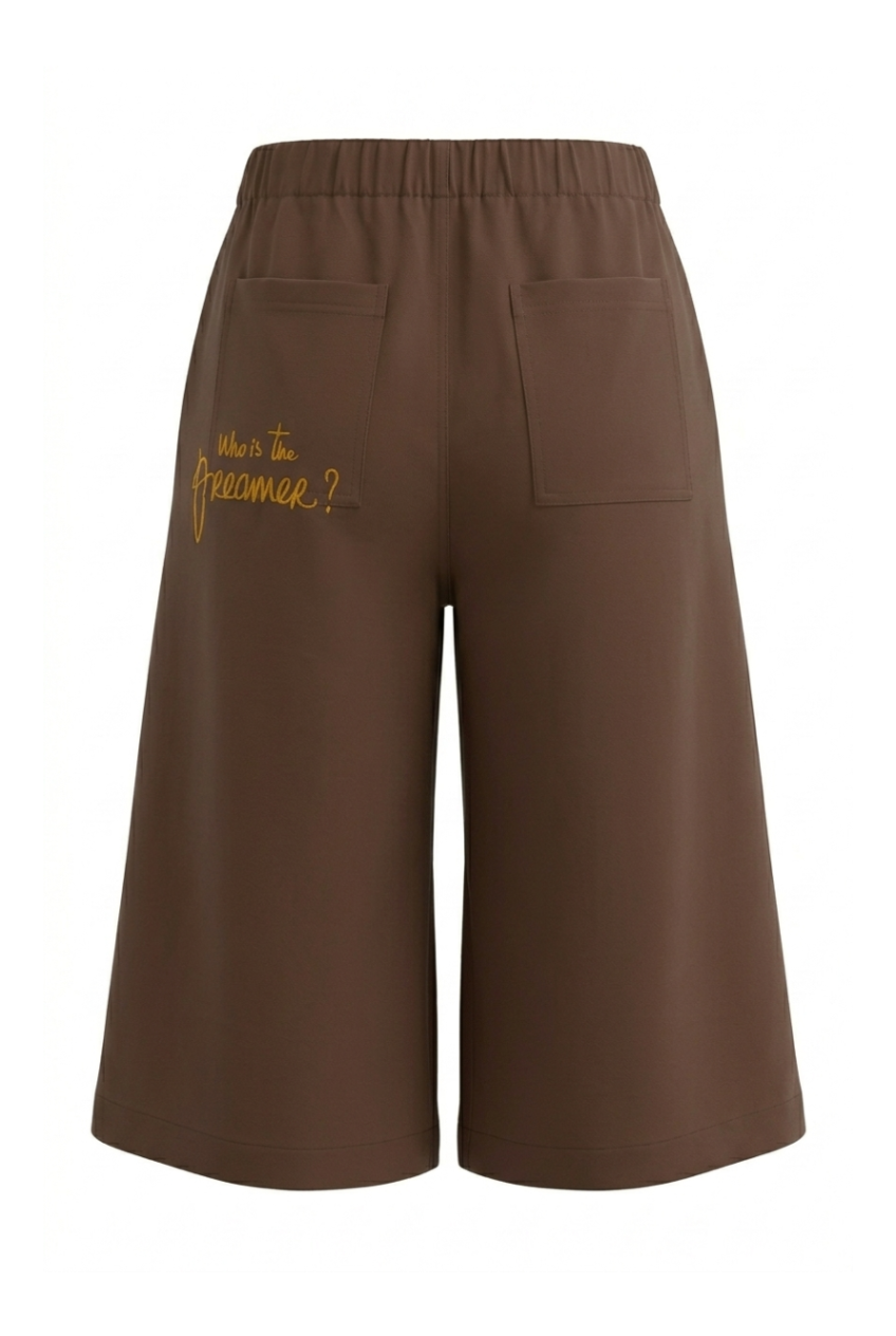 DREAMER KISA PANTOLON - KAHVE