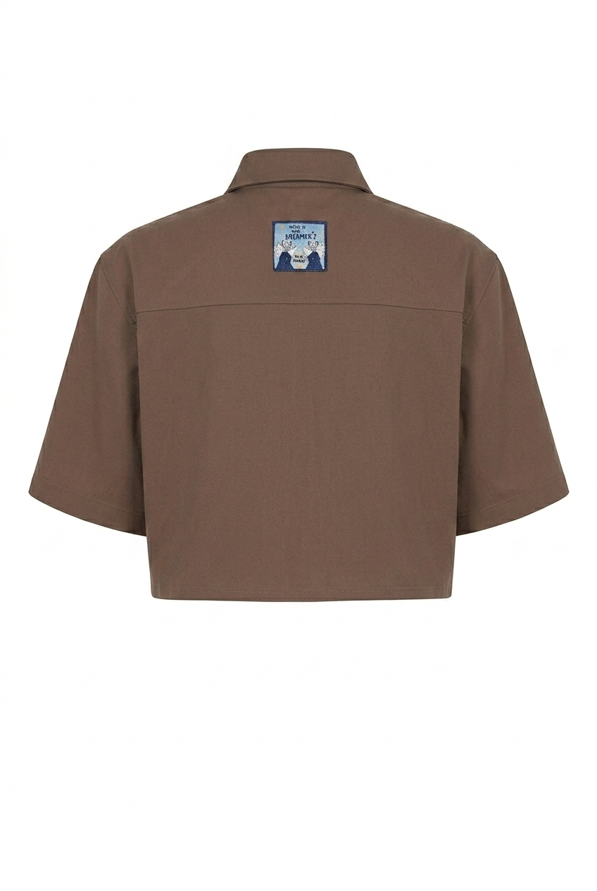 DREAM INSIDE CROP GÖMLEK