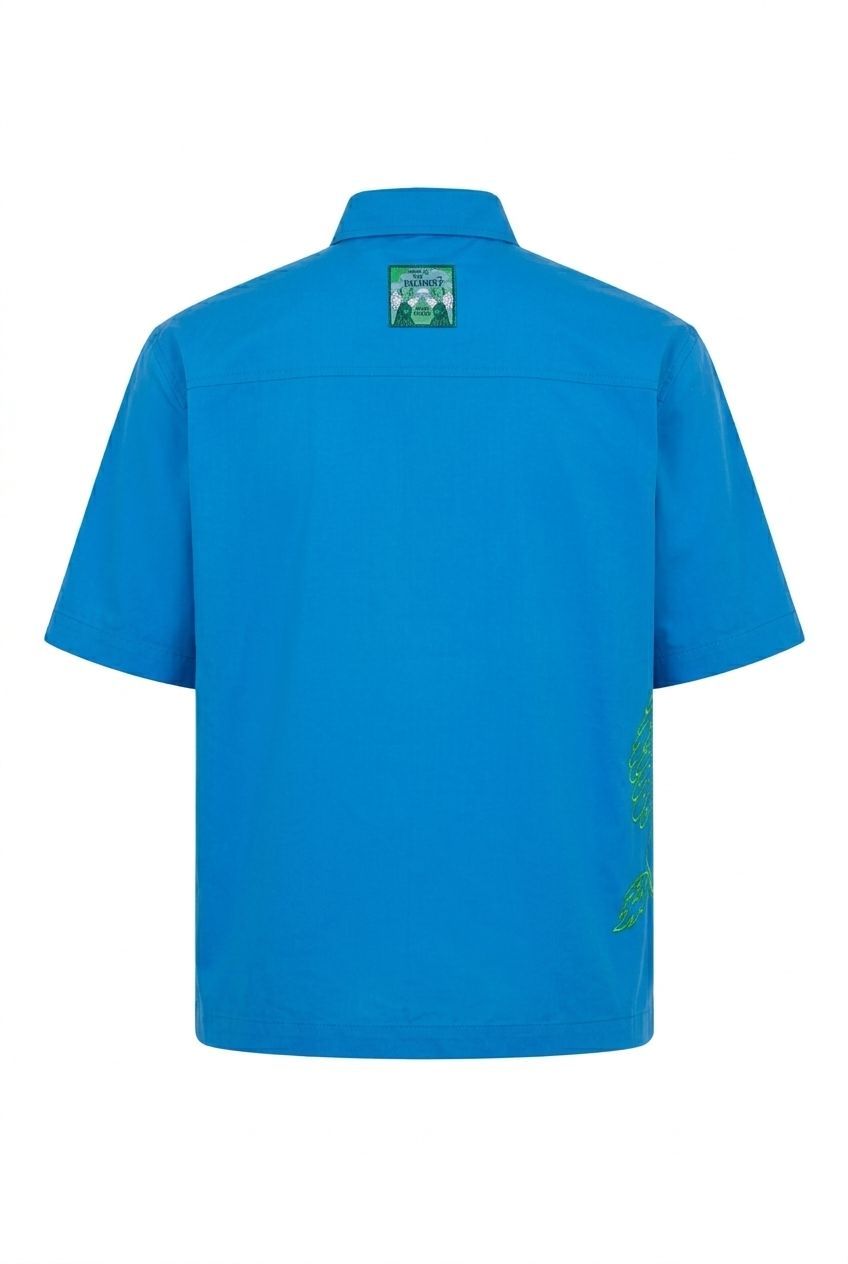 ENJOY YOUR DREAM UNISEX GÖMLEK - MAVI