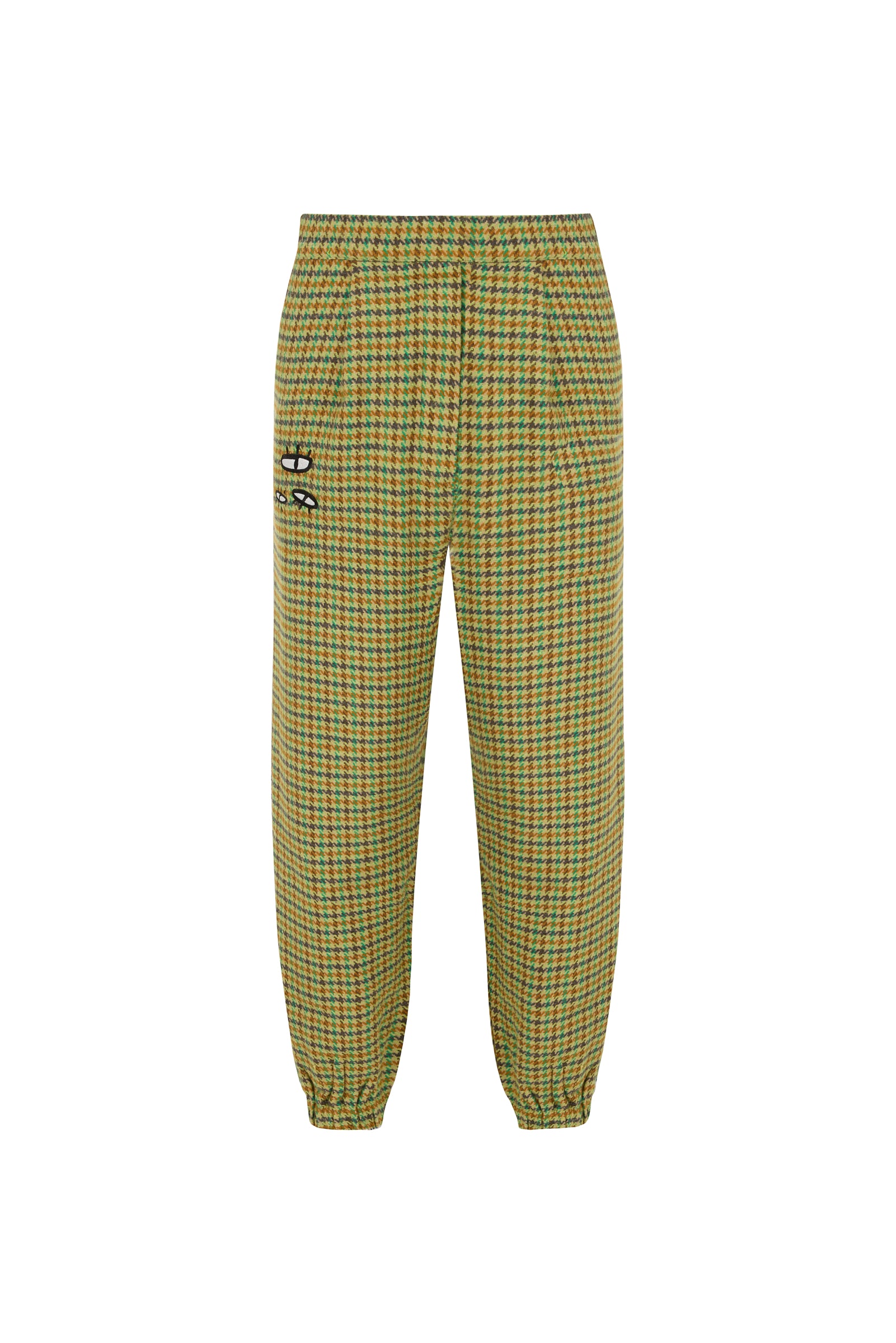 The King Ekose Unisex Jogger / Yeşil Kazayağı