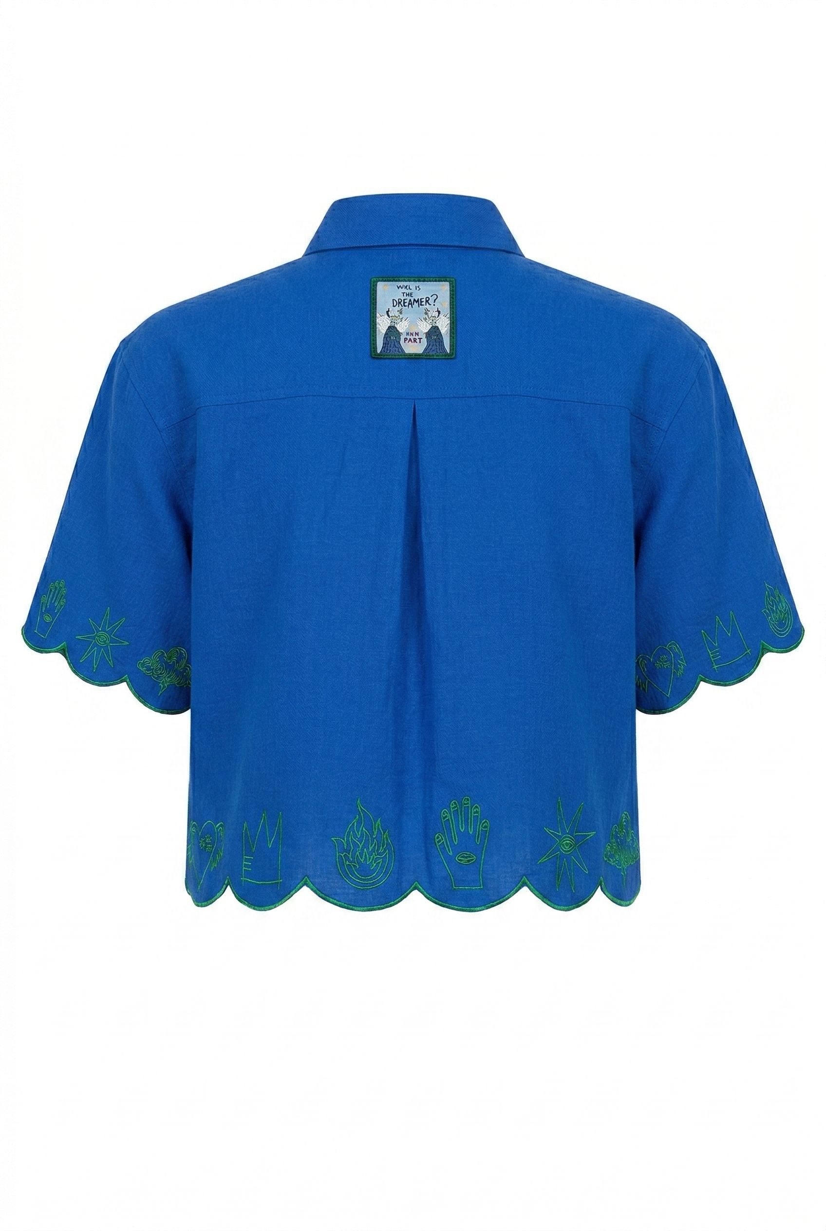 SWEET NOTHING CROP GÖMLEK / MAVİ