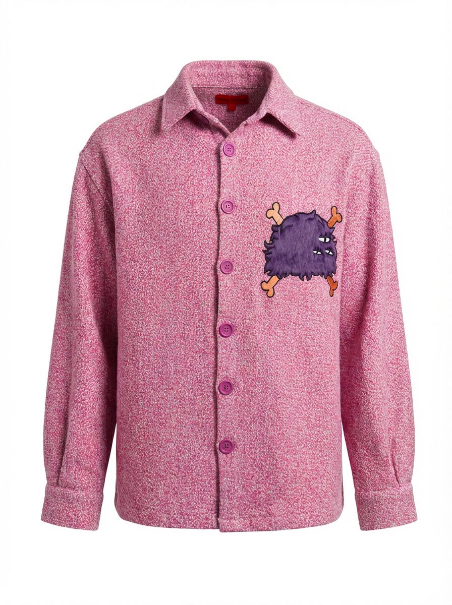 Fur Me Not Unisex Kışlık Gömlek / Pembe
