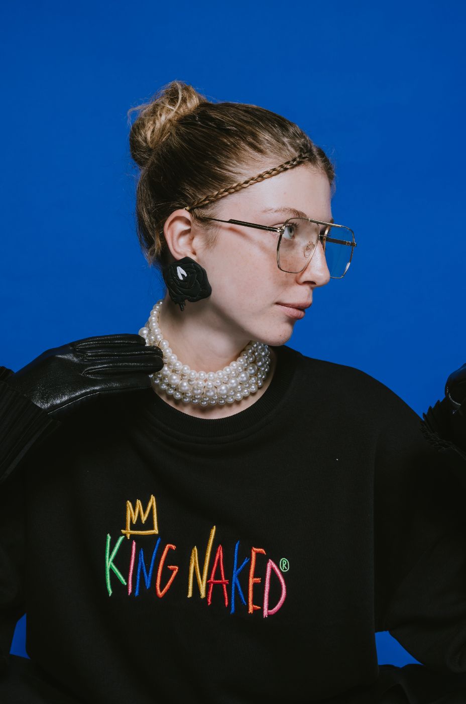 Thanks For Nothing Küpe / Siyah