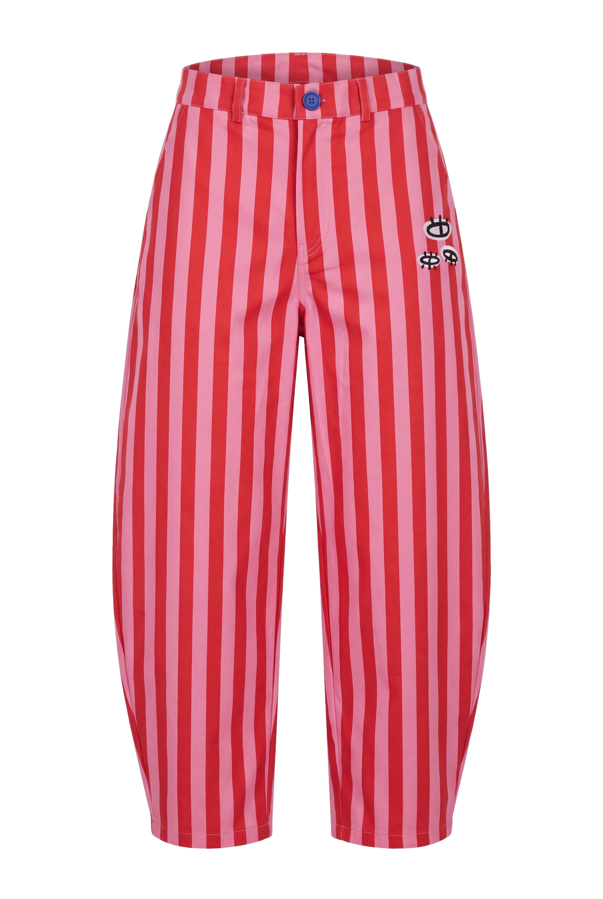 OUTSCAPE PANTOLON - PEMBE KIRMIZI ÇİZGİLİ