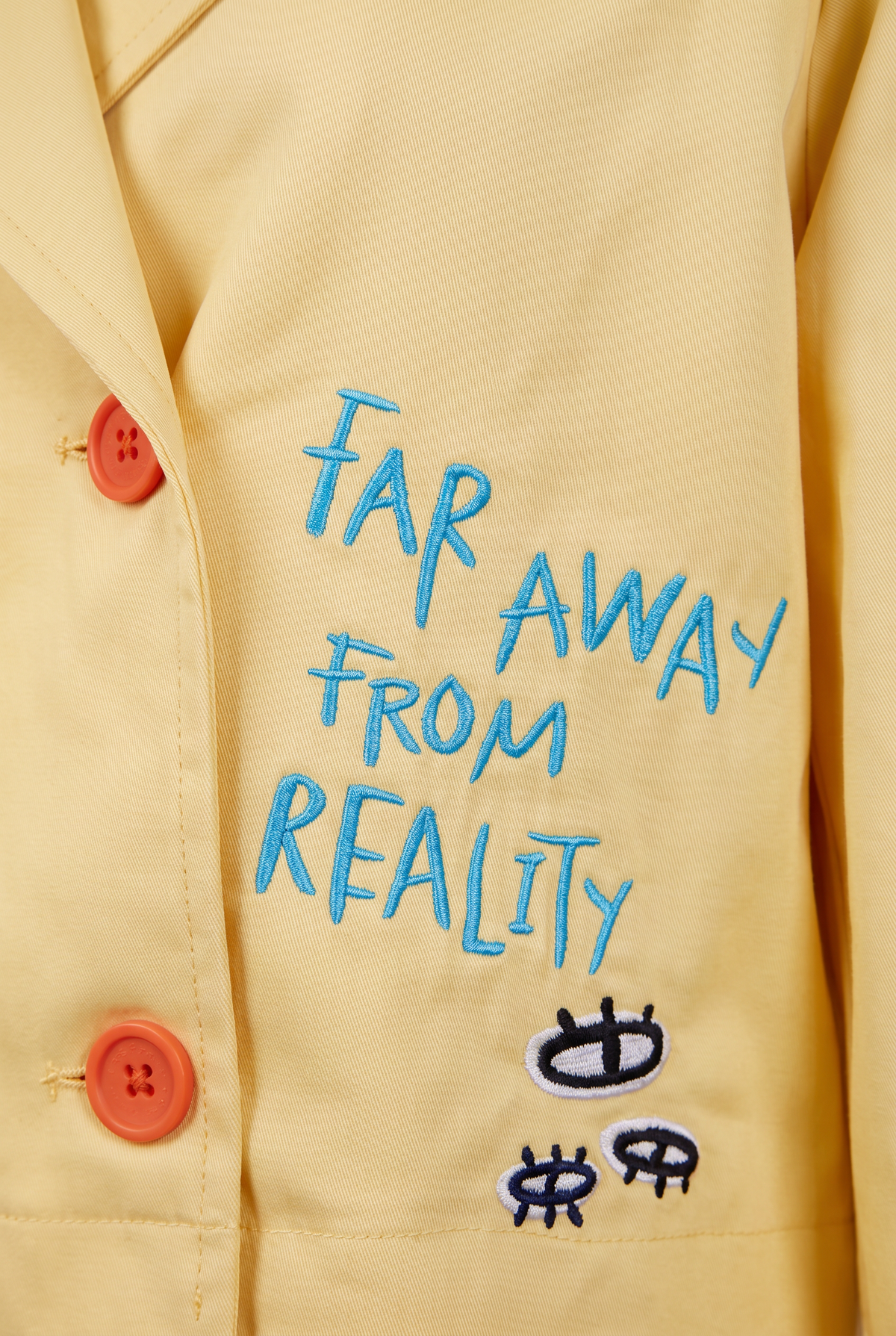 AWAY FROM REALITY KISA TRENCHCOAT - detay