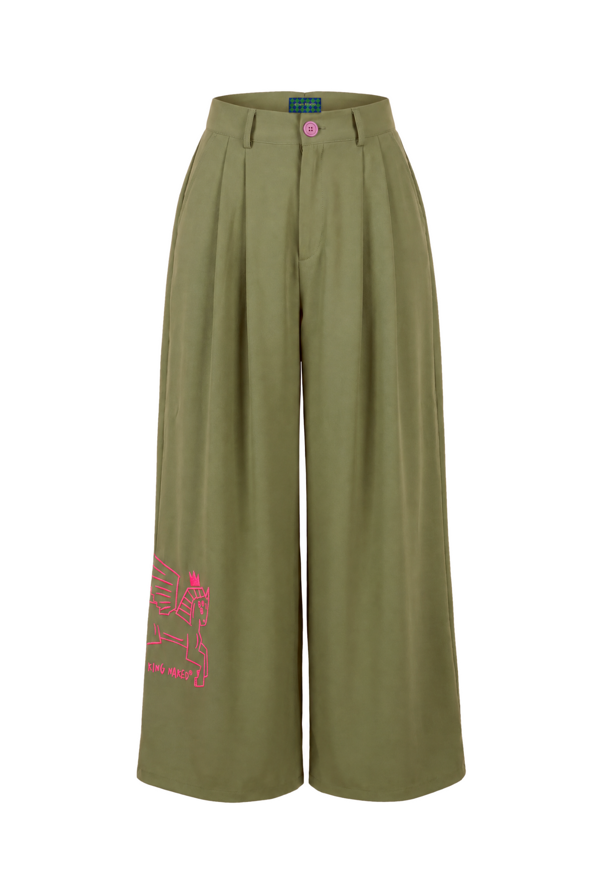 DREAM ON UNISEX PANTOLON - HAKİ - ön