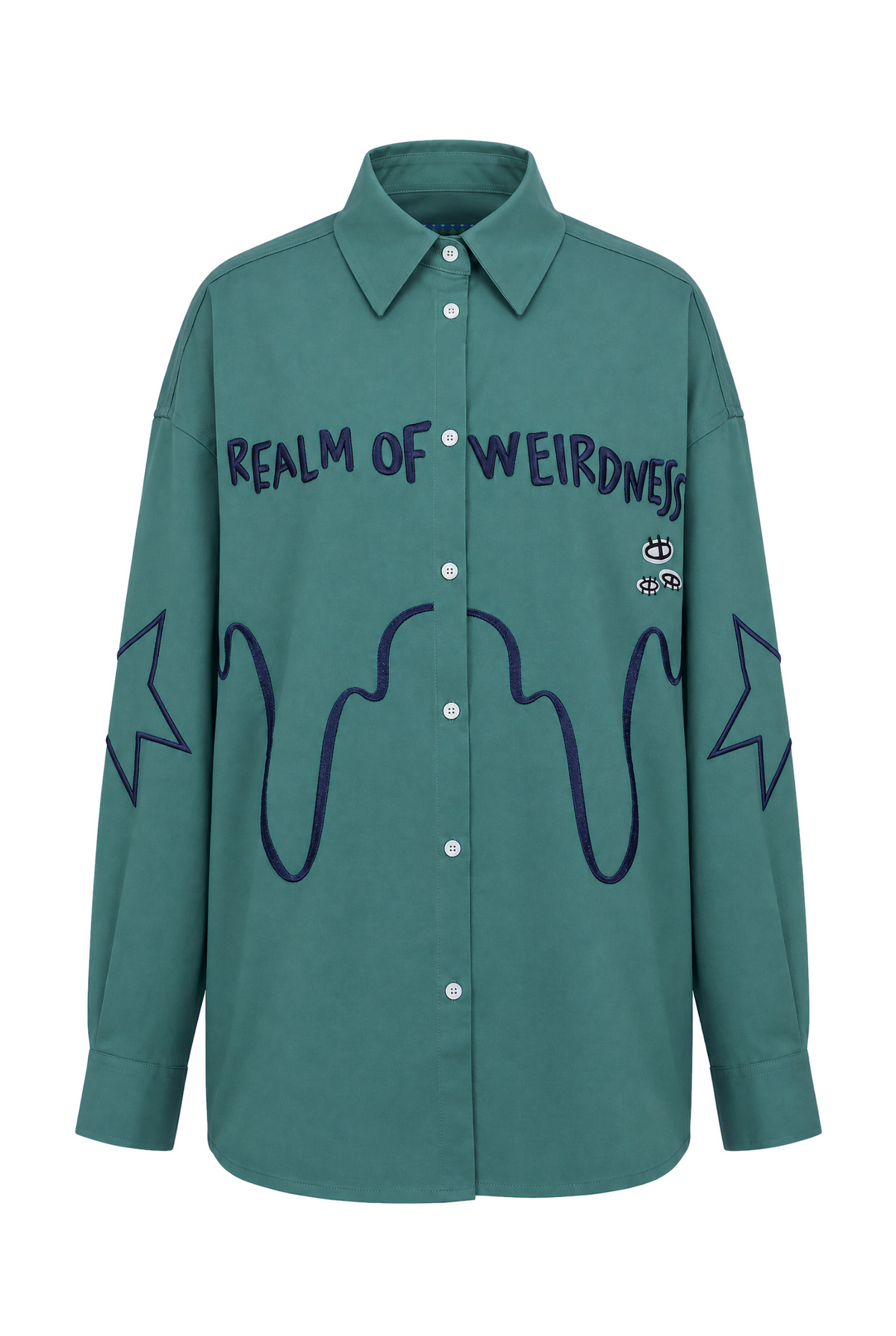 REALM OF WEIRDNESS UNISEX GÖMLEK - ön