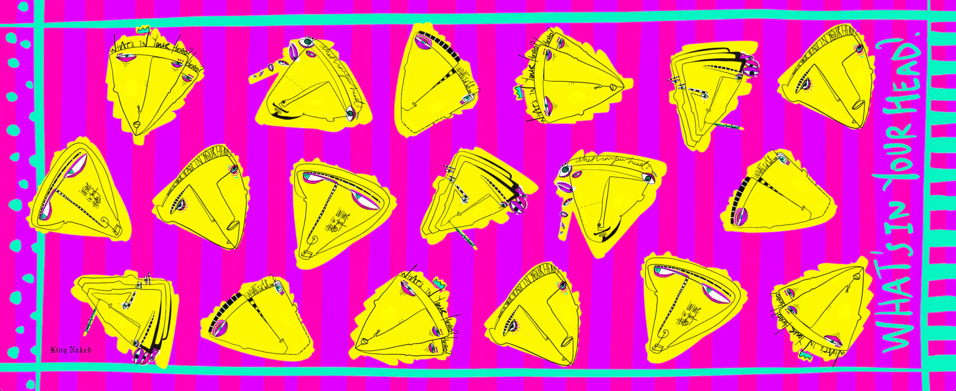 What's on Your Mind? Dikdörtgen Şal