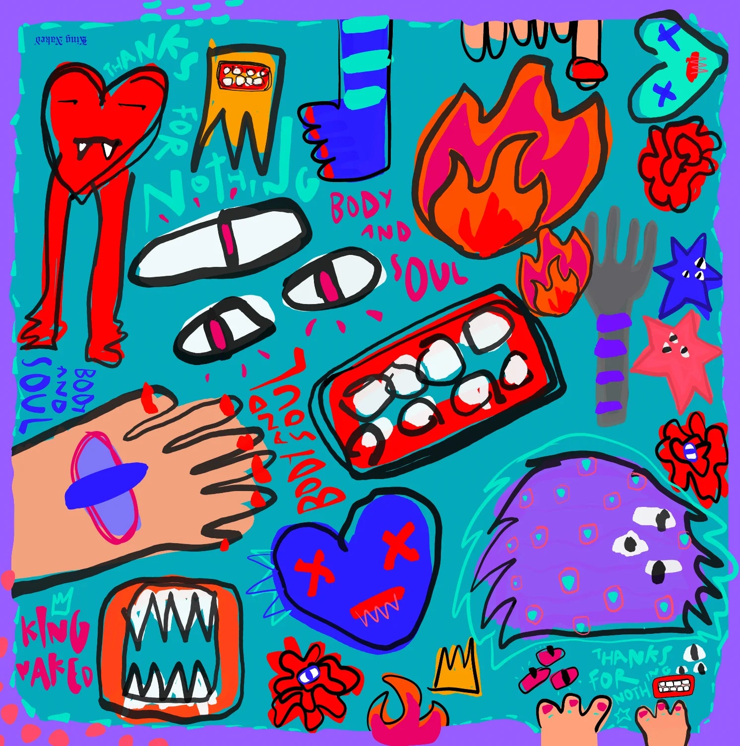 Body and Soul Kare Şal