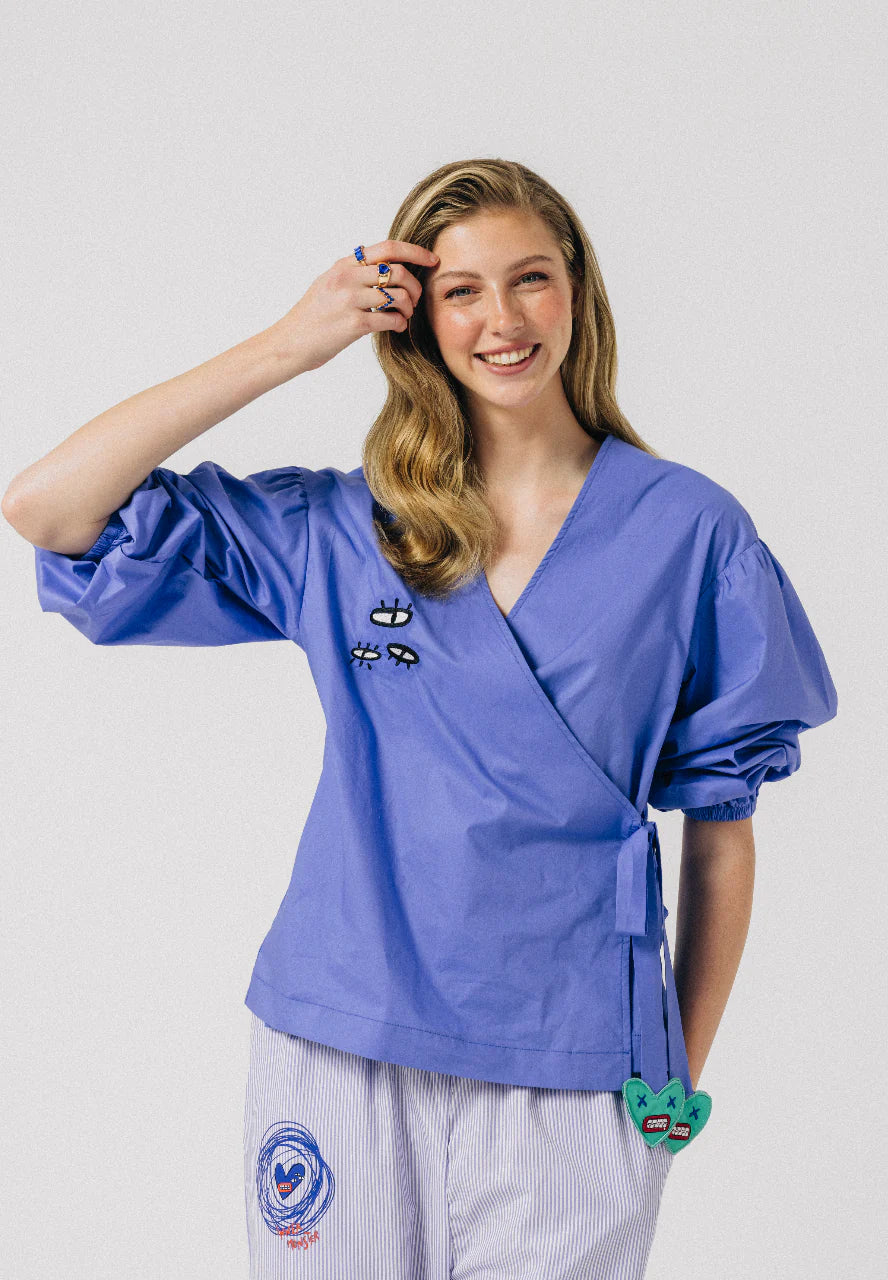 Monstrous Wrap Shirt – Purple