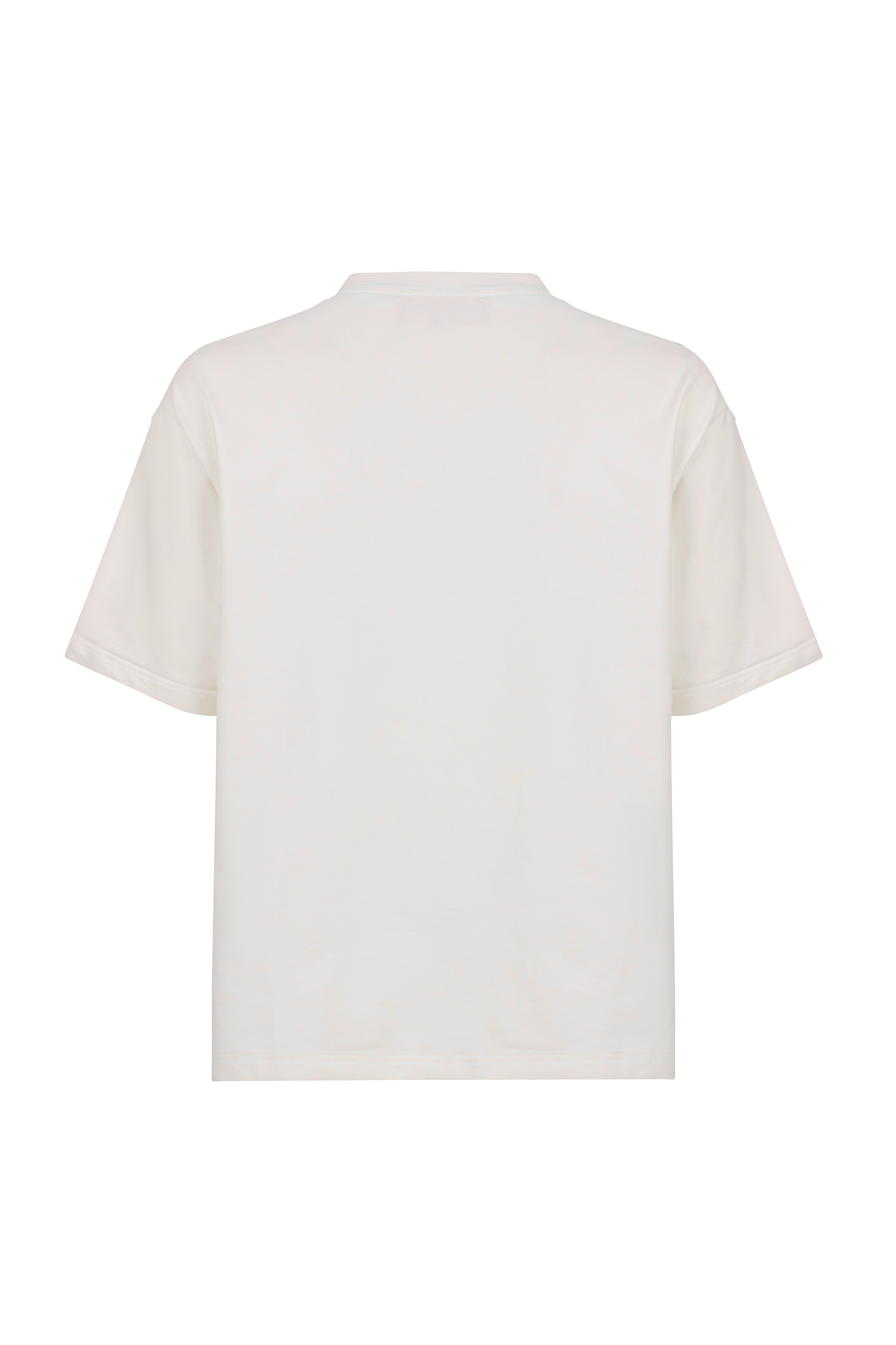 King Naked Unisex T-shirt / Beyaz