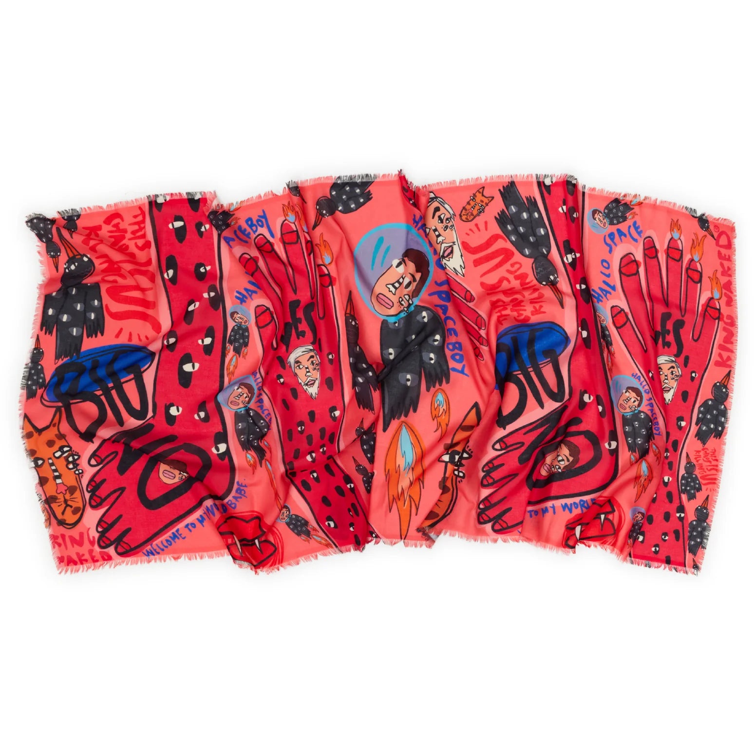 Space Boy Dikdörtgen Şal