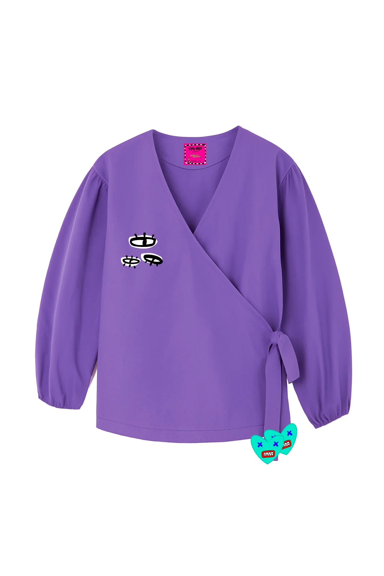 Monstrous Wrap Shirt – Purple