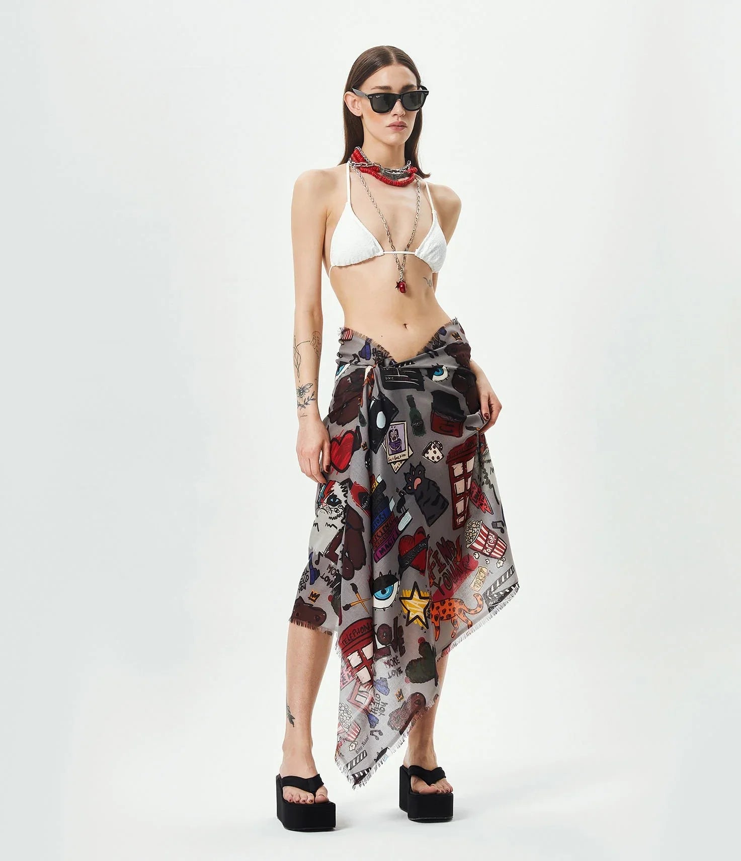 Hello You Dikdörtgen Şal