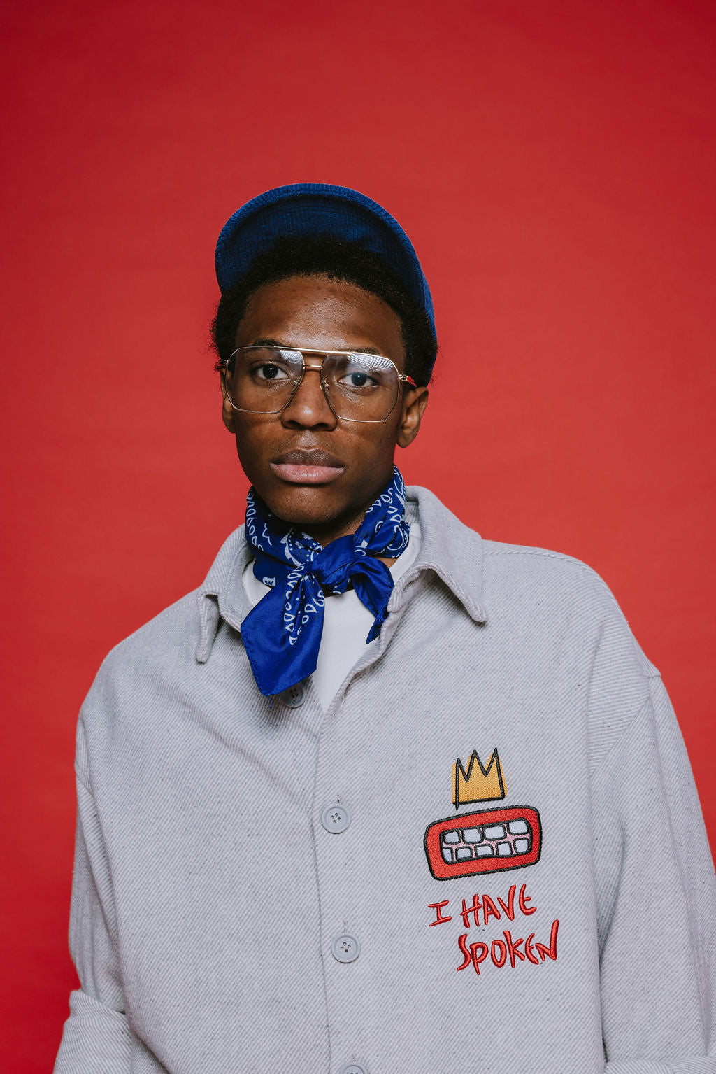 Spoken Unisex Kışlık Gömlek / Açık Gri