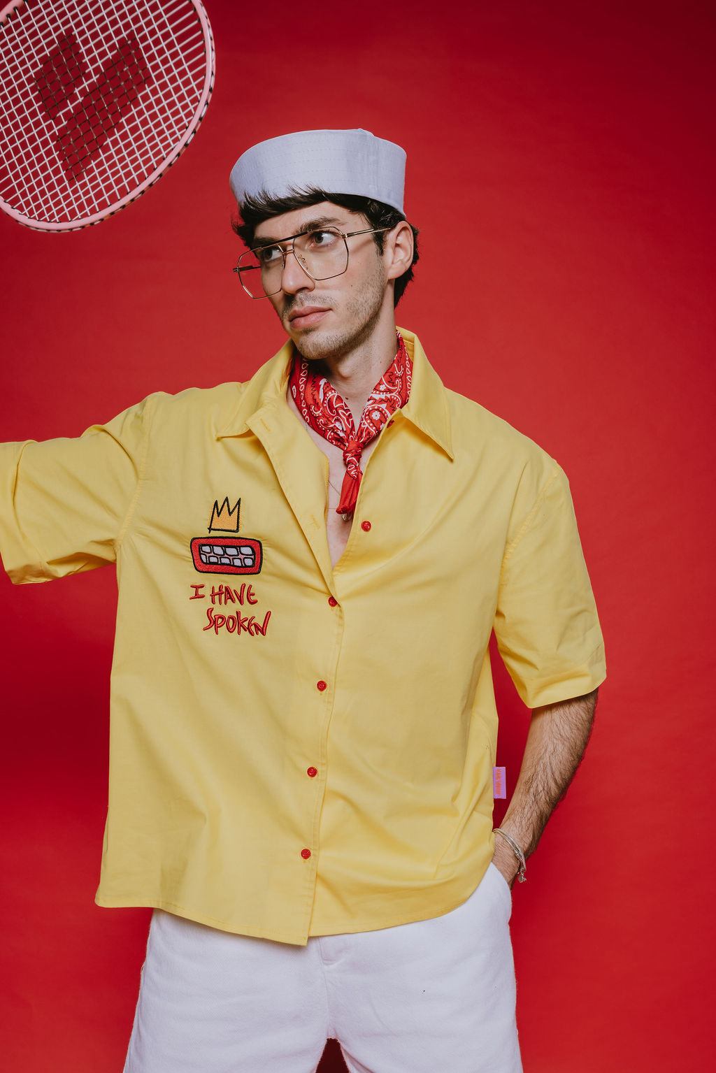 Spoken Unisex Gömlek / Sarı