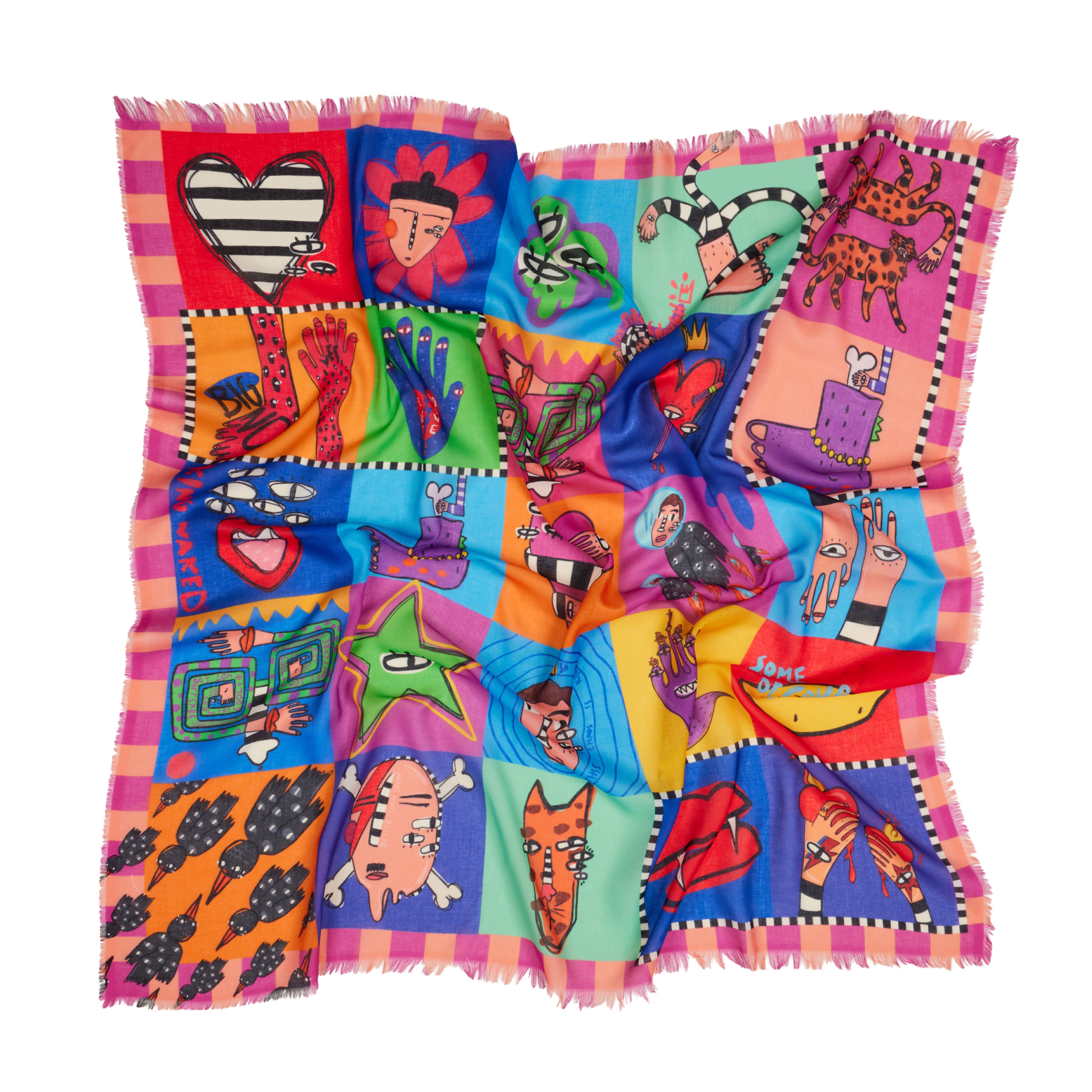 Sour Things Kare Şal